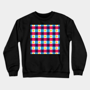 Polyberry Plaid - Polyamory Pride - New Colors - Pattern B Crewneck Sweatshirt